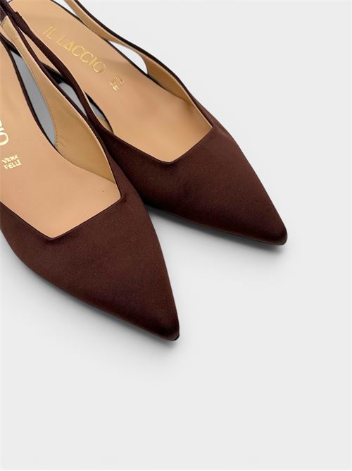 Slingback aus Satin IL LACCIO | 894R002RASOT.MORO